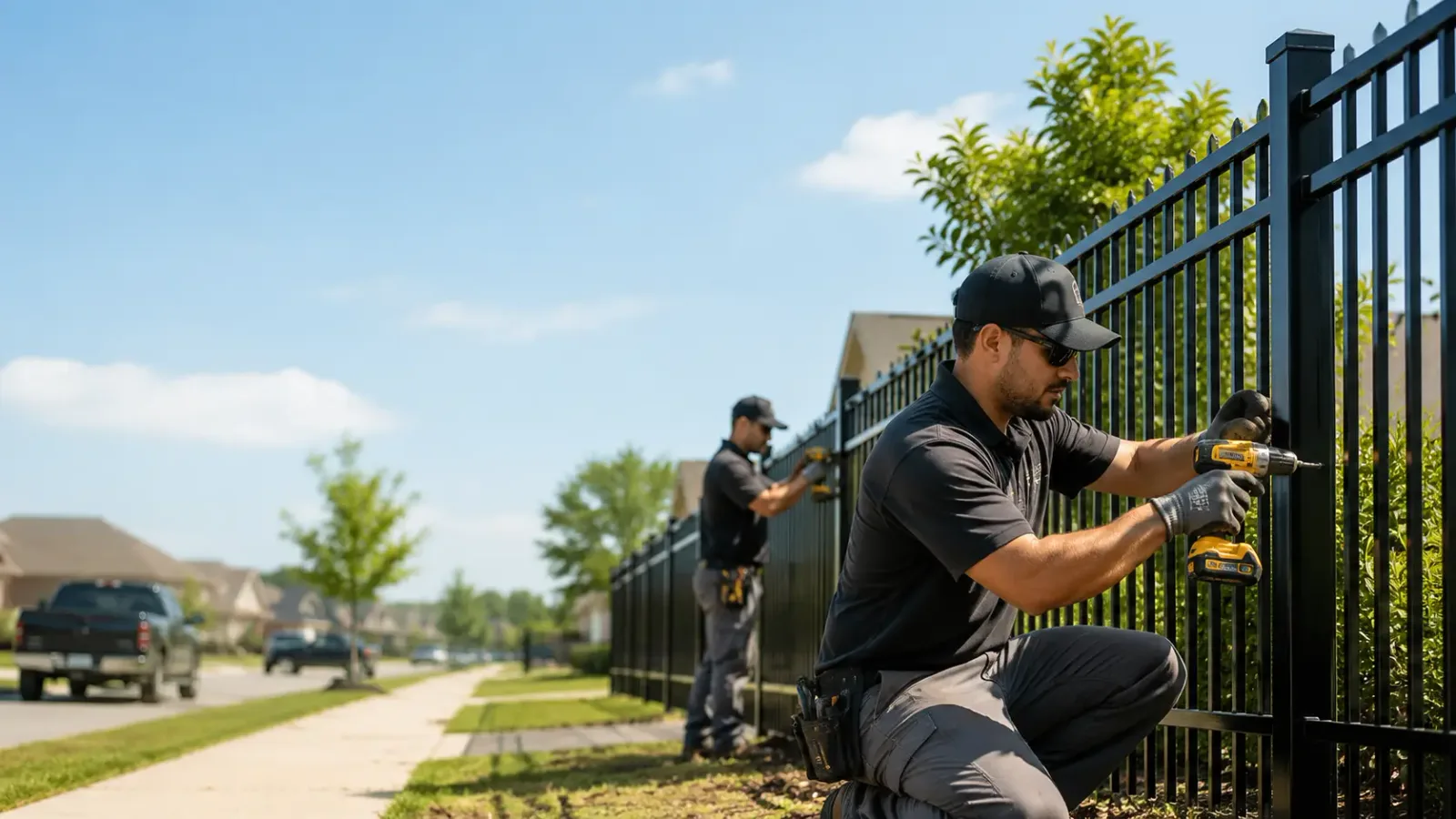 Metal Fence Installation in Issue, MD